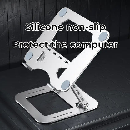 Aluminum Alloy Laptop And Projector Stand - Thickened, Dual Arm Support