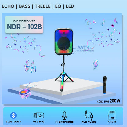 NDR-102B 12 Inch Wireless Bluetooth Speaker