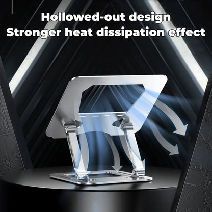Aluminum Alloy Laptop And Projector Stand - Thickened, Dual Arm Support