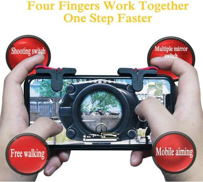 PUBG Trigger Mobile Game Fire Button Aim Key Smart phone Gaming Trigger L1 R1 Shooter Controlle
