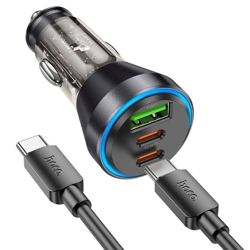 Car charger “NZ12D Lucky” 60W cable set
