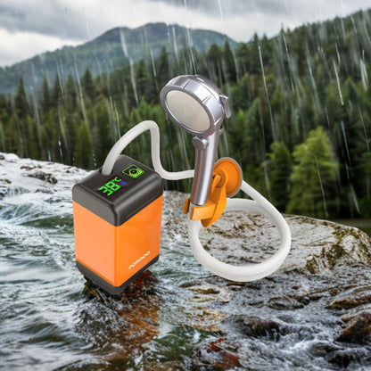 Porodo Lifestyle Portable Electric Shower Pump - Orange