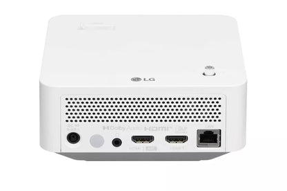 LG CineBeam LED Smart Portable Projector, White, PF510QAMA
