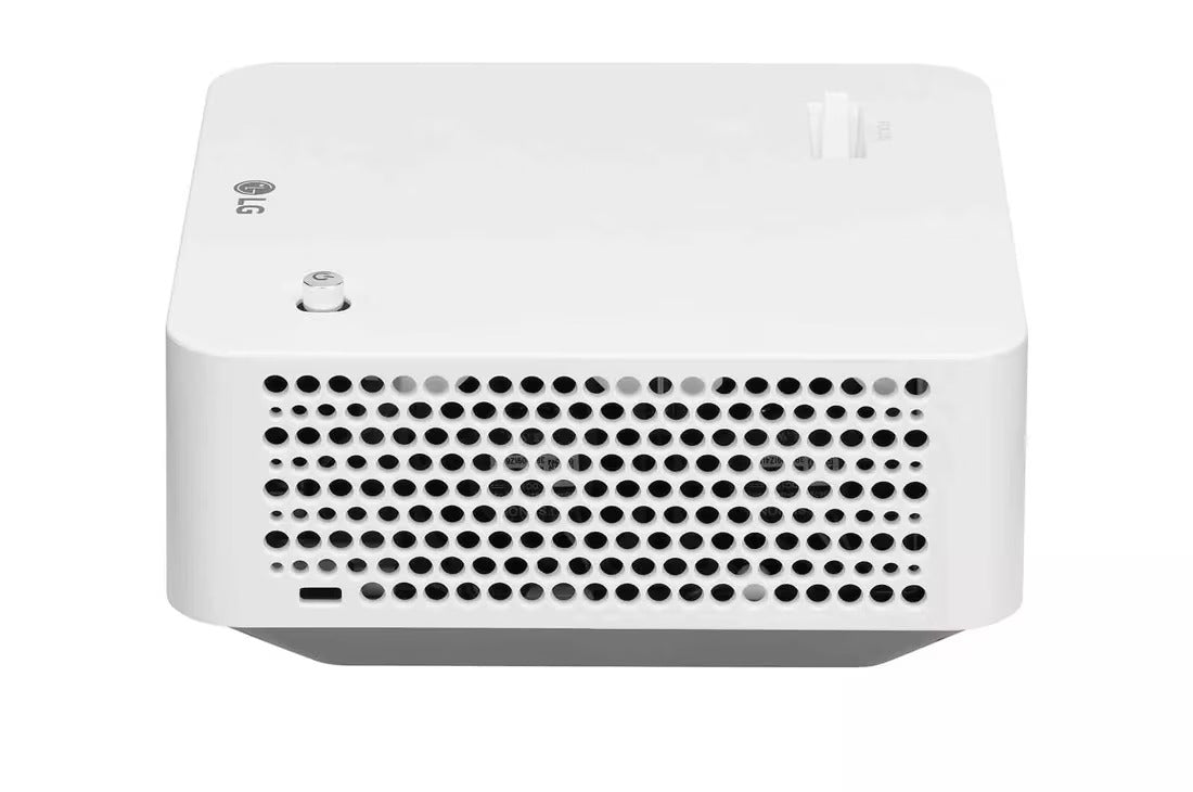 LG CineBeam LED Smart Portable Projector, White, PF510QAMA