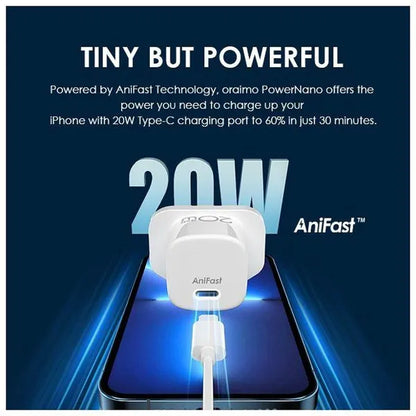 oraimo PowerNano 20W Wall Charger Kit OCW-U95S-CL55