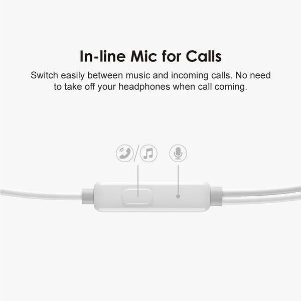 oraimo Halo 3 Half In-Ear Wired Headphones OEP-E21P