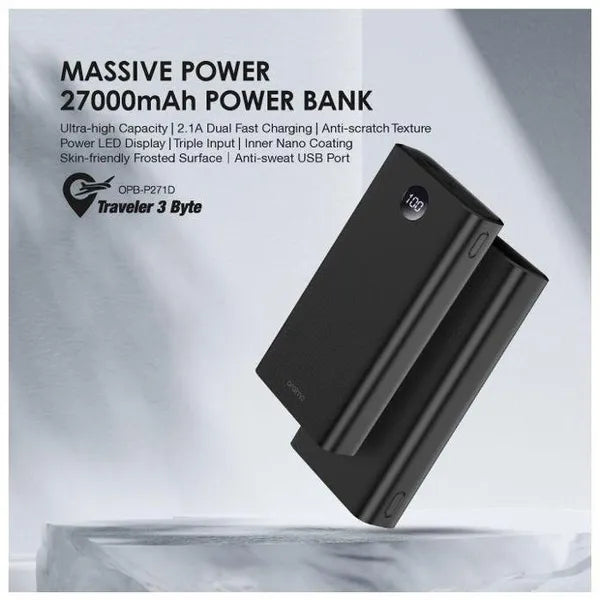 oraimo Traveler 3 Byte 27000mAh 12.5W Power Bank OPB-P271D