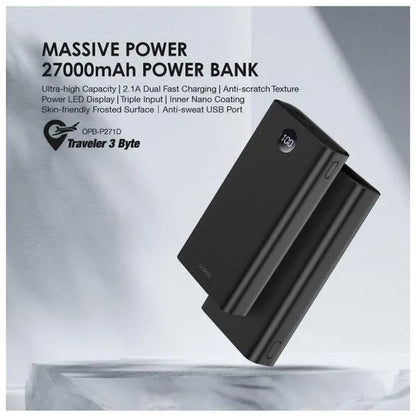 oraimo Traveler 3 Byte 27000mAh 12.5W Power Bank OPB-P271D