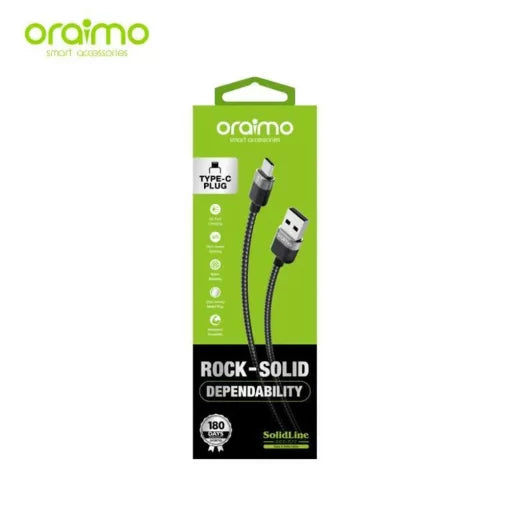كابل Oraimo Gris Tipo-C بطول 1 متر OCD-C72