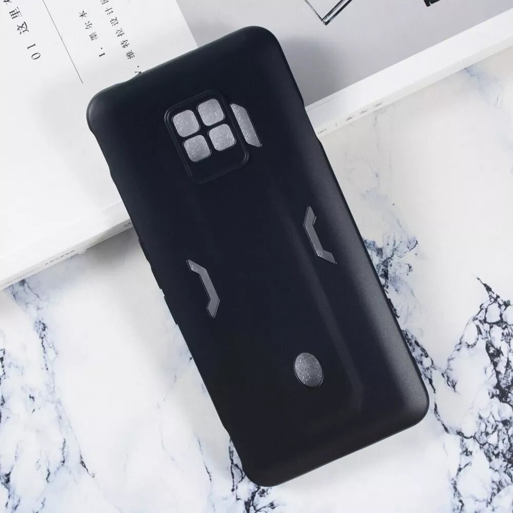 غطاء TPU أسود لهاتف ZTE NUBIA RED MAGIC 7 PRO - جراب سيليكون 