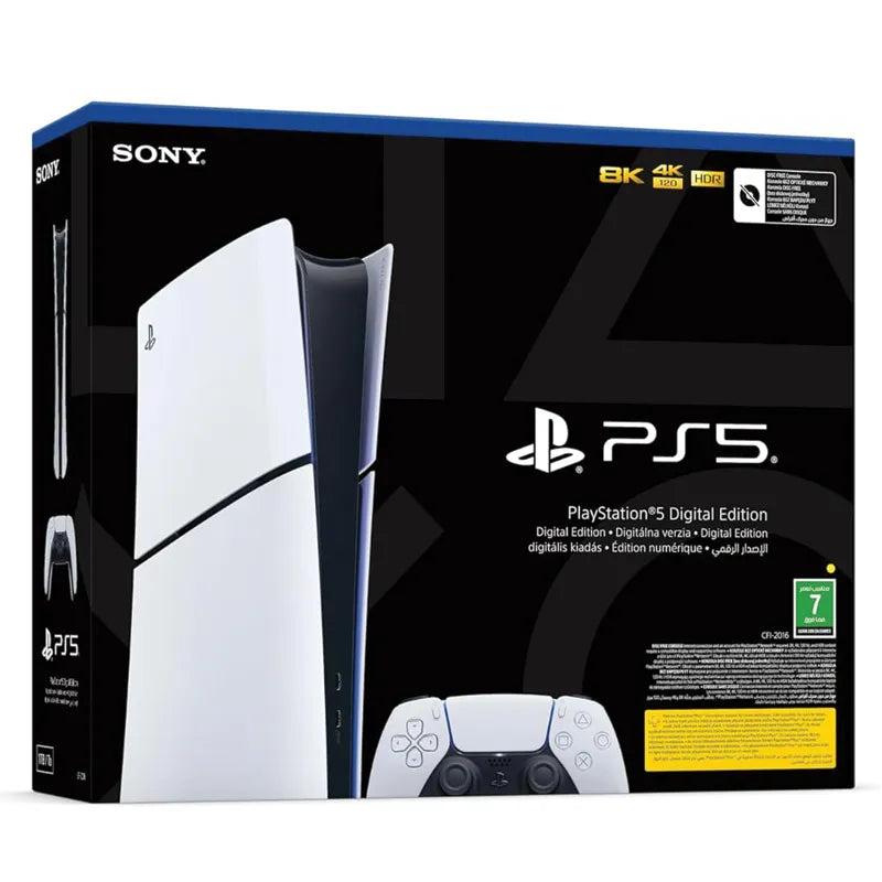 سوني بلاي ستيشن PS5 Slim Digital Edition وحدة تحكم 1 تيرابايت