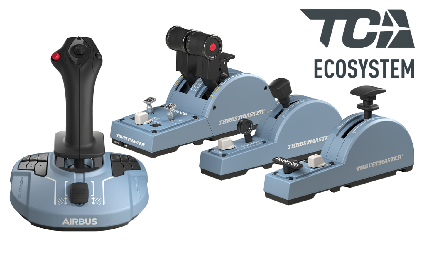 Thrustmaster TCA Quadrant - إضافة - إصدار Airbus